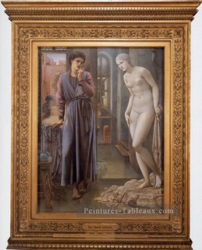 Edward Burne Jones œuvres - Pygmalion et l’Image II La Main Refrains préraphaélite Sir Edward Burne Jones